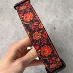 Ошейник для собак средних и крупных пород с принтом Хохлома PIT PRIME Quick Print 4см, фото 3